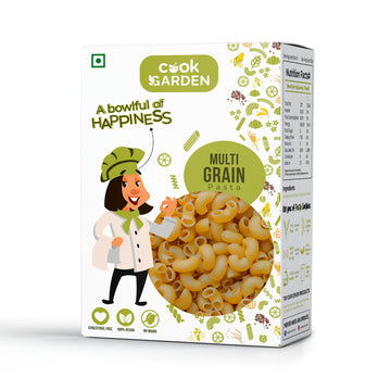 MultiGrain Macaroni Pasta | No Maida | made with Multigrain | High Protein & Fiber, 300g